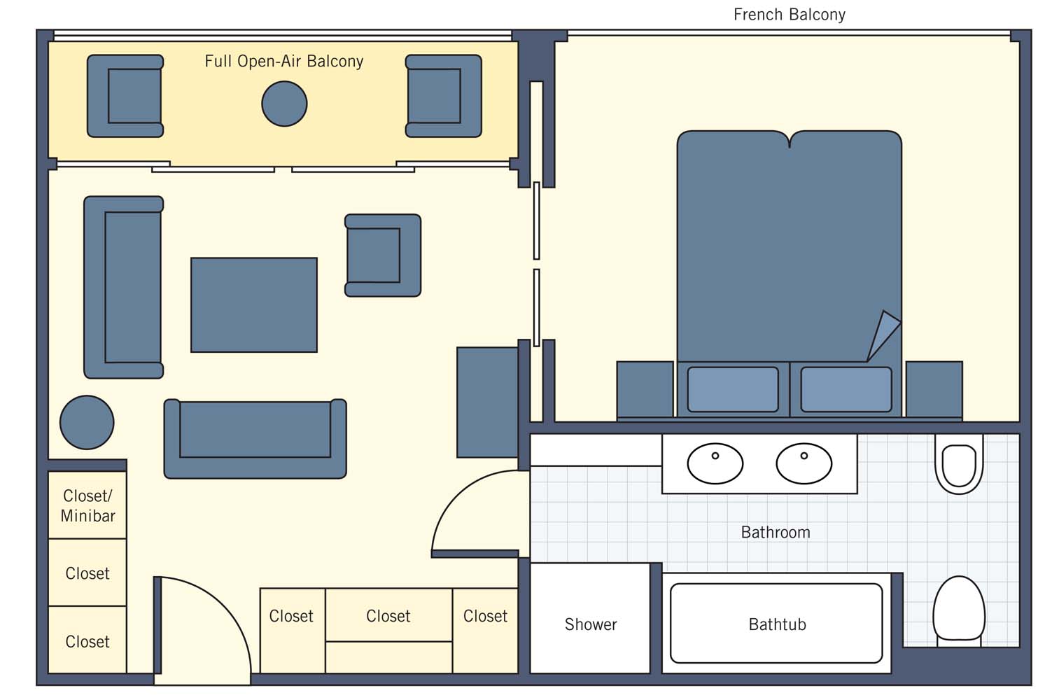UNI Antoinette Royal Suite floor plan